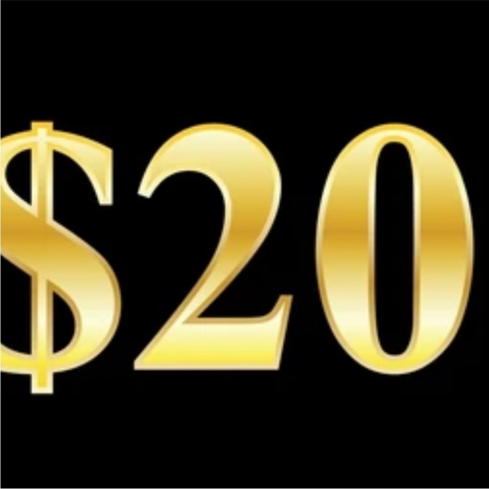 $20 Live Listing